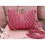 Miu Miu Matelassé nappa leather shoulder bag with Chain 5BH211 Fuchsia