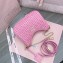 Miu Miu Matelassé nappa leather shoulder bag with Chain 5BH211 Fuchsia