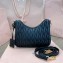 Miu Miu Matelassé nappa leather shoulder bag with Chain 5BH211 Black