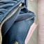 Miu Miu Matelassé nappa leather shoulder bag with Chain 5BH211 Black