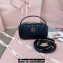 Miu Miu Matelassé nappa leather Shoulder bag 5BH229 Black
