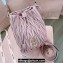 Miu Miu Matelassé nappa leather Bucket Bag 5BE084 Pink