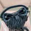 Miu Miu Matelassé nappa leather Bucket Bag 5BE084 Black
