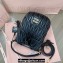 Miu Miu Matelassé nappa leather Bucket Bag 5BE084 Black