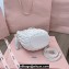 Miu Miu Matelassé nappa leather Bucket Bag 5BE084 White