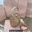 Miu Miu Matelassé nappa leather Bucket Bag 5BE085 Nude