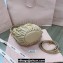 Miu Miu Matelassé nappa leather Bucket Bag 5BE085 Nude