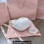 Miu Miu Matelassé nappa leather Bucket Bag 5BE085 White