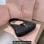 Miu Miu Matelassé nappa leather Hobo bag 5BC157 Black