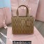 Miu Miu Matelassé nappa leather Handbag 5BG263 Brown