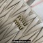Miu Miu Matelassé nappa leather Handbag 5BG263 Nude