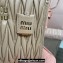 Miu Miu Matelassé nappa leather Handbag 5BG263 Nude