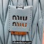 Miu Miu Matelassé nappa leather Handbag 5BG263 Blue