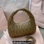 Miu Miu Wander matelassé nappa leather hobo Bag 5BC153 Brown