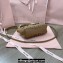 Miu Miu Matelassé nappa leather Mini Bag 5BP083 Brown