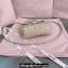 Miu Miu Matelassé nappa leather Mini Bag 5BP083 Nude
