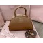Miu Miu leather top-handle bag 5BB157 Brown