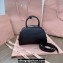 Miu Miu leather top-handle bag 5BB157 Black