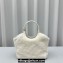 Miu Miu IVY Fur Small Tote bag 5BG276 White