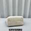 Miu Miu IVY Shearling Small Tote bag 5BG276 White