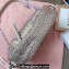 Miu Miu Wander satin and silk mini hobo bag with synthetic crystals 5BP078 Beige 2024
