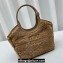 Miu Miu IVY Shearling Small Tote bag 5BG276 Brown
