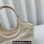 Miu Miu IVY Corduroy Small Tote bag 5BG276 White