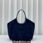 Miu Miu IVY Corduroy Large Tote bag 5BG276 Blue