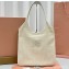 Miu Miu IVY Corduroy bag 5BG231 White
