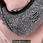 Miu Miu Wander satin and silk mini hobo bag with synthetic crystals 5BP078 Black 2024