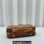 Miu Miu leather patchwork bag 5BB148 Cognac 2024