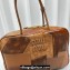 Miu Miu leather patchwork bag 5BB117 Cognac 2024