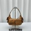 Miu Miu leather Pocket bag 5BC146 Brown 2024