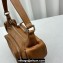 Miu Miu leather Pocket bag 5BC146 Brown 2024