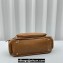 Miu Miu leather Pocket Tote bag 5628 Brown 2024