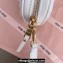 Miu Miu Matelassé nappa leather Pouch bag 5NE846 White
