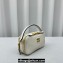 Miu Miu Leather shoulder bag 5BH229 White 2024