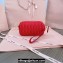 Miu Miu Matelassé nappa leather Pouch bag 5NE846 Red
