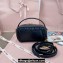 Miu Miu Matelassé nappa leather Shoulder bag 5BH229 Black