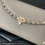 Valentino Rockstud Wallet With Chain in Grainy Calfskin Gray 2024