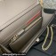Valentino Rockstud Wallet With Chain in Grainy Calfskin Gray 2024