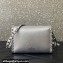 Valentino Small Rockstud Crossbody Bag in Grainy Calfskin Silver 2024