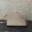 Valentino Small Rockstud Crossbody Bag in Grainy Calfskin Gray 2024