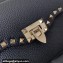 Valentino Small Rockstud Crossbody Bag in Grainy Calfskin Black/Gold 2024