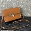 Valentino Small Rockstud Crossbody Bag in Grainy Calfskin Brown 2024