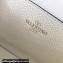 Valentino Small Rockstud Crossbody Bag in Grainy Calfskin White 2024