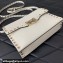 Valentino Small Rockstud Crossbody Bag in Grainy Calfskin White 2024