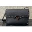 Valentino Small Rockstud Crossbody Bag in Grainy Calfskin Black 2024