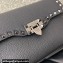 Valentino Small Rockstud Crossbody Bag in Grainy Calfskin Black 2024