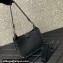 Valentino Rockstud Hobo Bag in Grainy Calfskin Black 2024